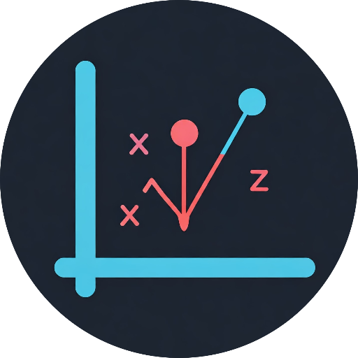 Image of a graph with three axes and word vectors.